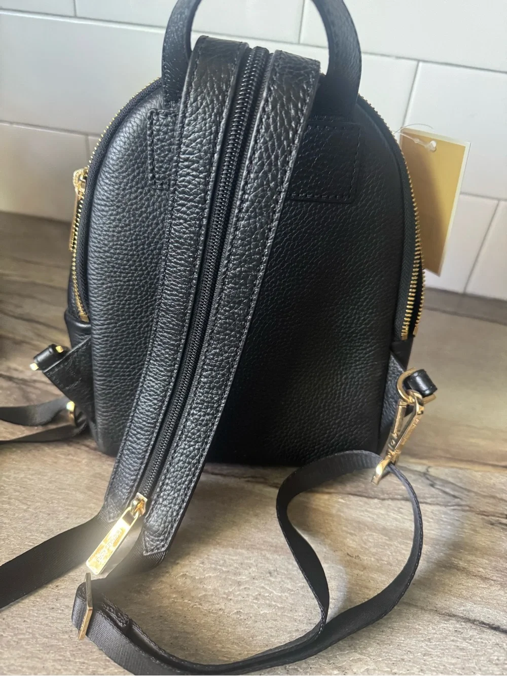 Michael Kors Leather Mini Backpack